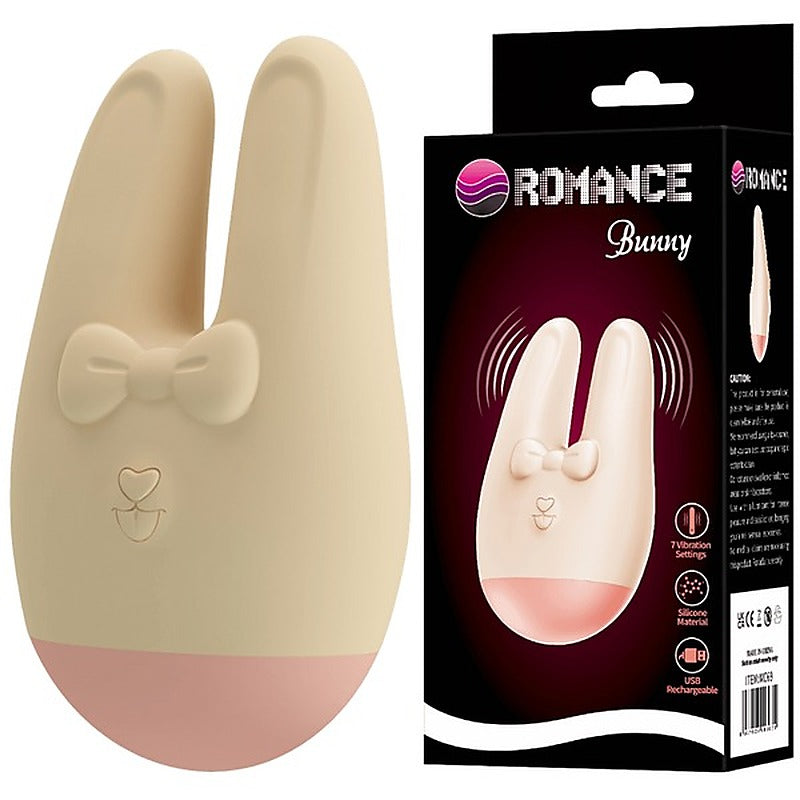 Bunny Rechargeable Silicone Clitoral Vibrator by Baile - Clit Ticklers and Pulsators