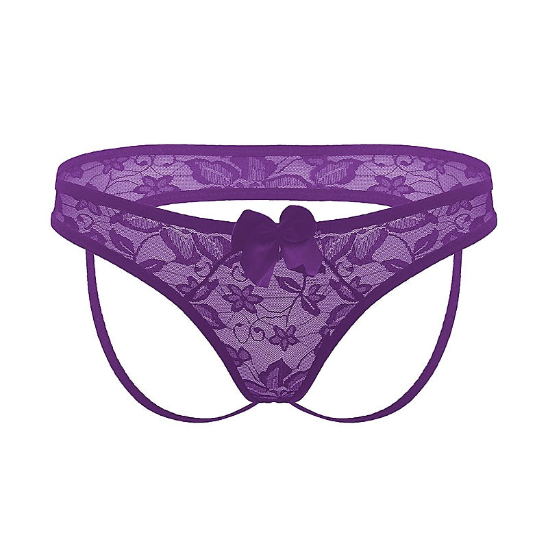 Sexy Crotchless Panties by Love In Leather - G-Strings, Panties and Shorts