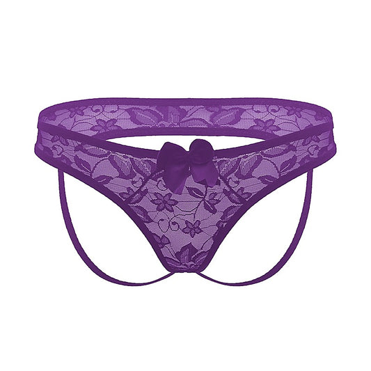 Sexy Crotchless Panties For Women Os by Love In Leather - G-Strings, Panties and Shorts