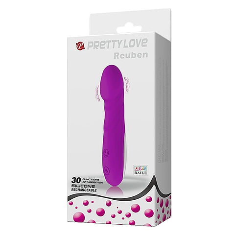 Reuben Petite Rechargeable Silicone G Spot Massager by Baile - G-Spot Vibrators
