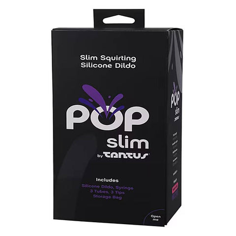 Tantus POP slim Strap On Squirting Dildo with Ejaculation Simulation - Strap On Sextoys
