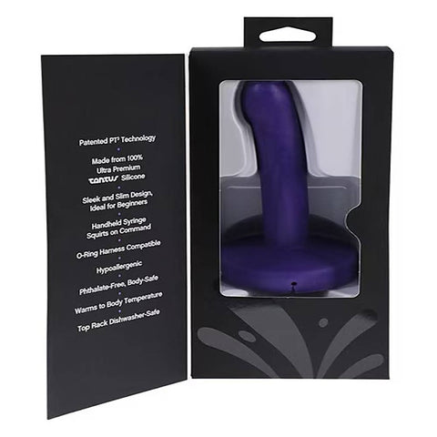 Tantus POP slim Strap On Squirting Dildo with Ejaculation Simulation - Strap On Sextoys