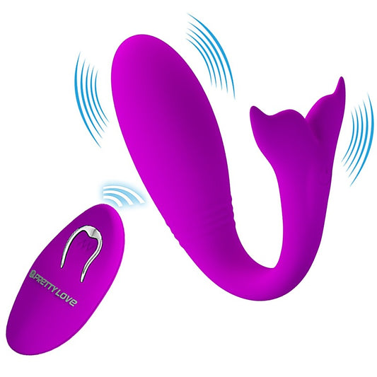 Jordyn Whale Remote Control Couples Vibrator by Baile - Sex Toys For Couples