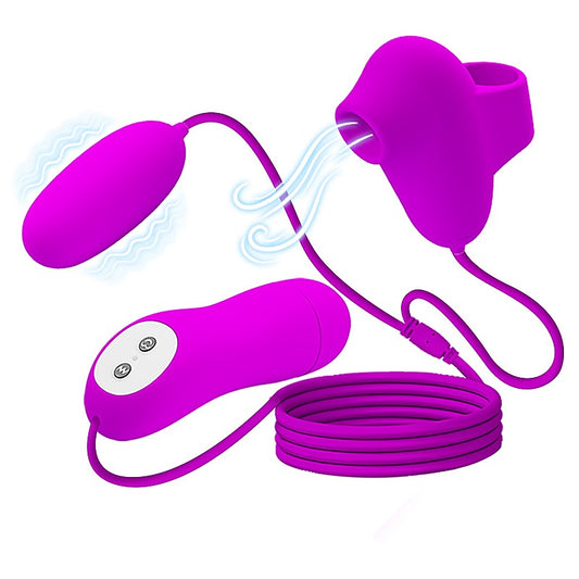 Clitoral Suction and Vibro Bullet Massager by Baile - Bullet Vibrators