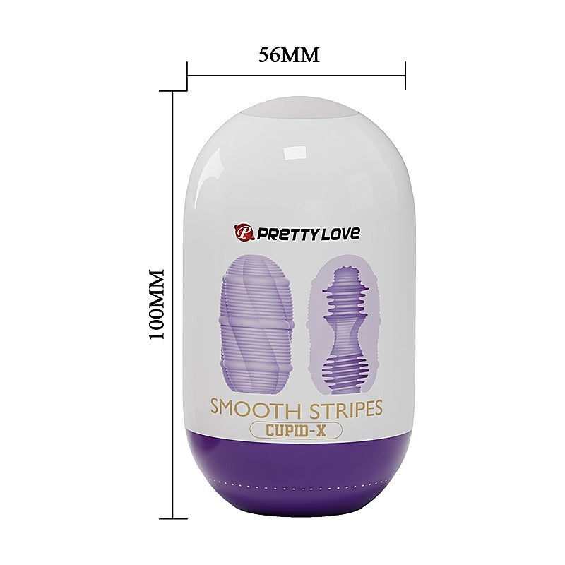 Smooth Stripes Cupid X Male Masturbator Sleeve by Baile - Masturbators and Strokers