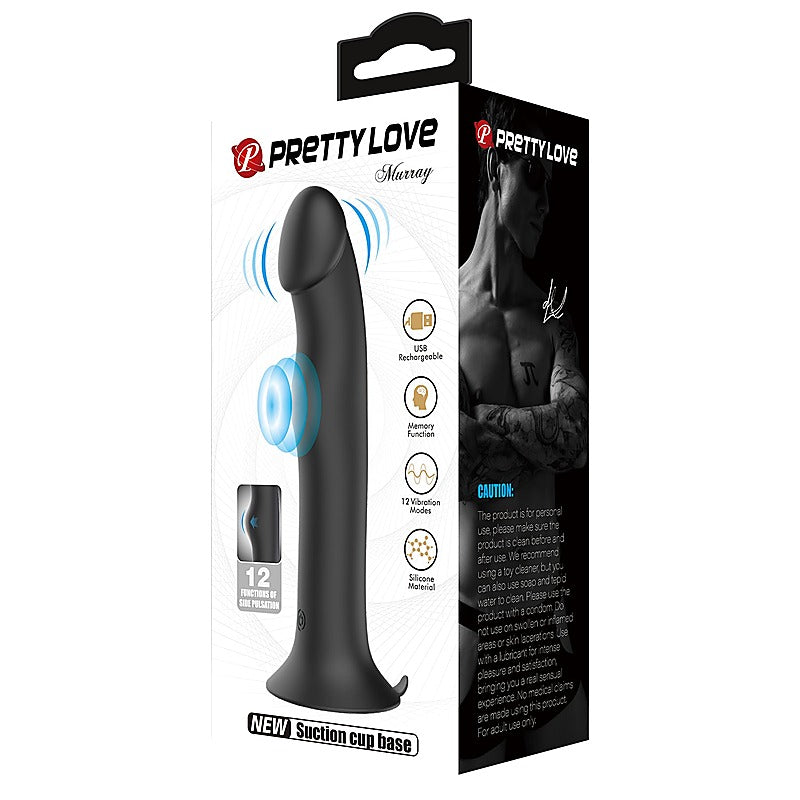 Murray Vibrating and Pulsating Silicone Dildo by Baile - Vibrating Dildos