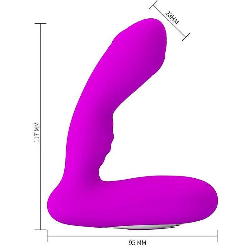 Piper USB Rechargeable Silicone Prostate Vibrator by Baile - Prostate Toys