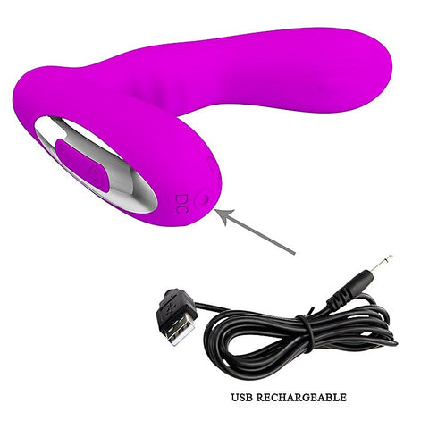 Piper USB Rechargeable Silicone Prostate Vibrator by Baile - Prostate Toys