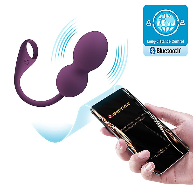 Baile Elvira 12 Functions Rechargeable Vibrating Kegel Ball - Love Eggs and Kegel Exercisers
