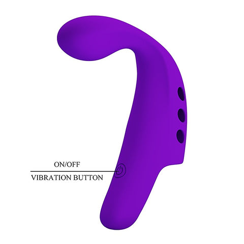 Gorgon 10 Functions Silicone Finger Vibrator by Baile - Finger and Tongue Vibrators