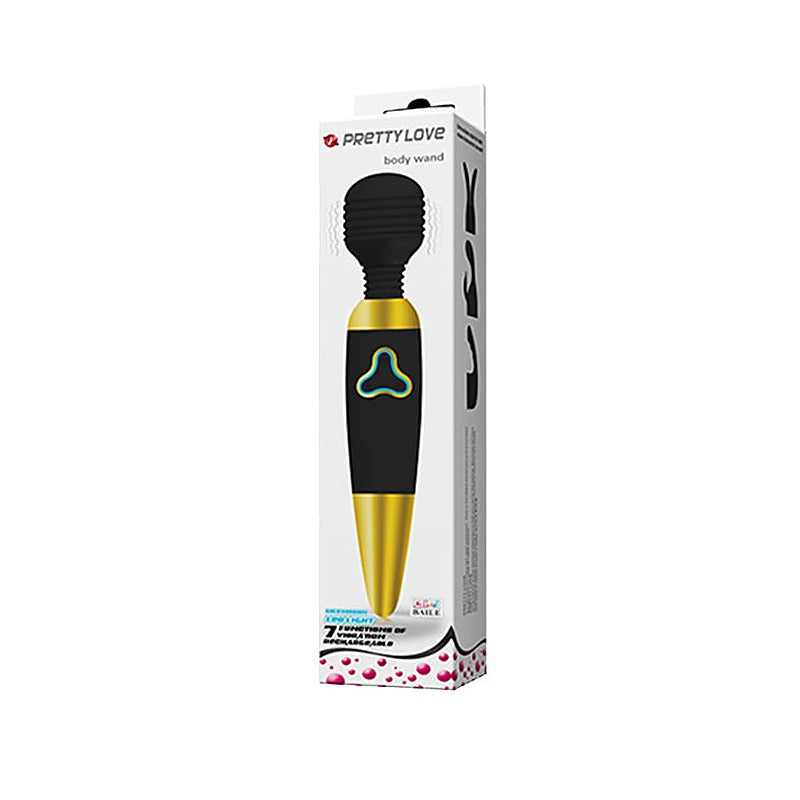 Baile Flirtatious Vibrating Silicone Body Wand Massager - Body Wands