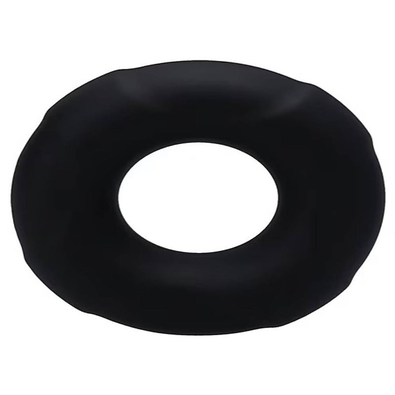 Tantus Buoy Stretchy Silicone Cock Ring Onyx Enhanced Performance - Stretchy Cock Rings