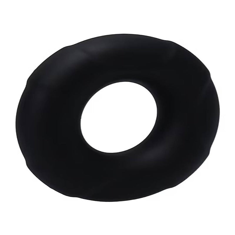 Tantus Buoy Stretchy Silicone Cock Ring Onyx Enhanced Performance - Stretchy Cock Rings