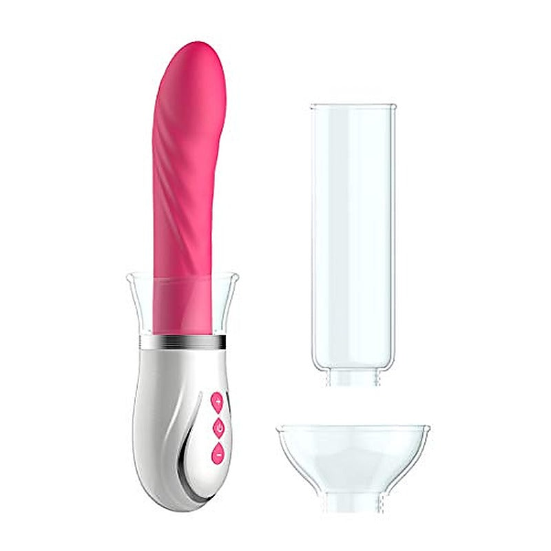 Shots Pumped Twister 4 in 1 Rechargeable Couples Pump Kit - Sex Toys For Couples