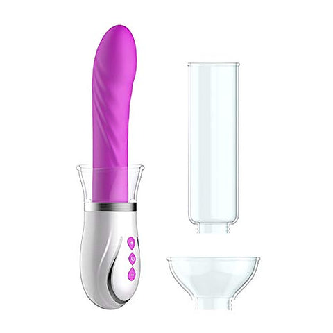 Shots Pumped Twister 4 in 1 Rechargeable Couples Pump Kit - Sex Toys For Couples