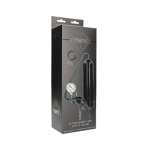 Shots Pumped Elite Beginner Penis Pump with PSI Gauge - Penis Pumps And Stretchers