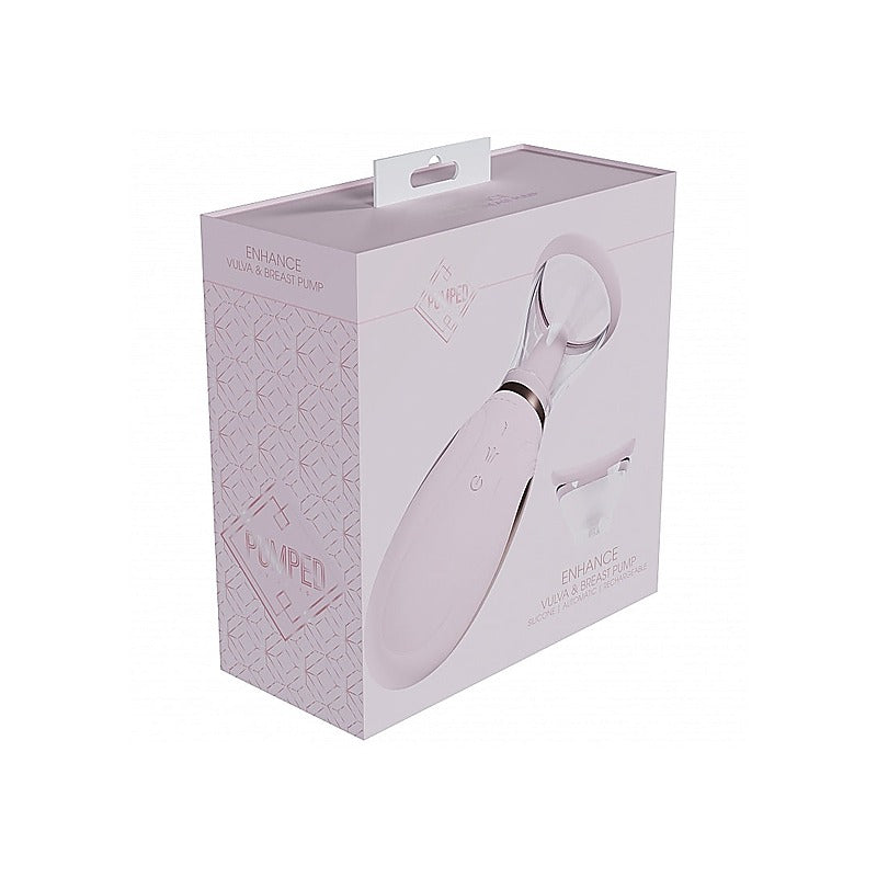 Shots Pumped Enhance Automatic Silicone Vulva & Breast Pump - Breast and Nipple Toys