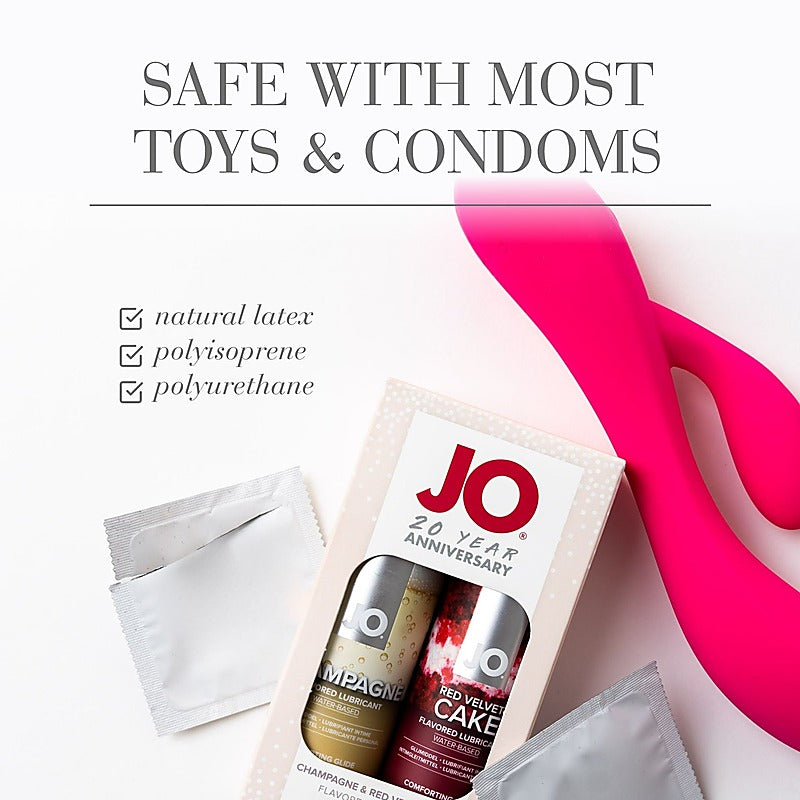 20th Anniversary Gift Set by System Jo - Lubricants and Lotions