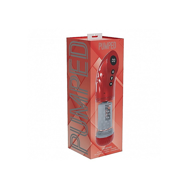 PUMPED StrokeMate Rotating & Thrusting Masturbator - Masturbators and Strokers