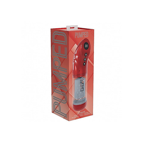 PUMPED StrokeMate Rotating & Thrusting Masturbator - Masturbators and Strokers