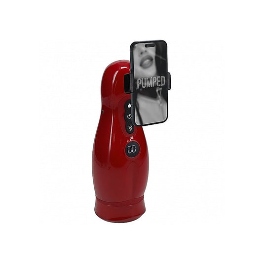 Shots PUMPED Virtuo 10 Function Vibrating Male Masturbator - Masturbators and Strokers