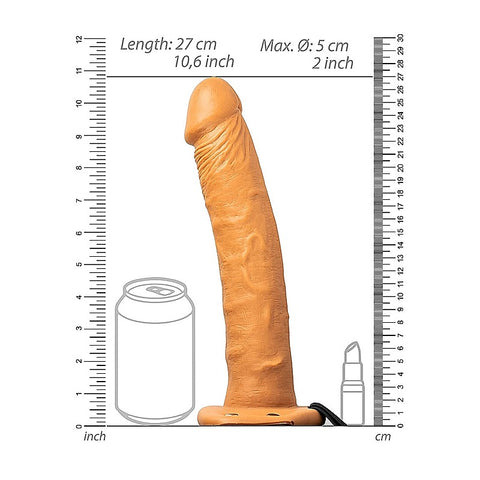 Vibrating Hollow Strapon by Shots Toys - Strap On Sextoys