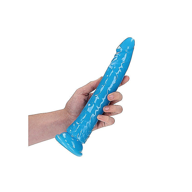 10 Inch Slim Glow in the Dark Neon Dong by Shots Toys - Realistic Dildos