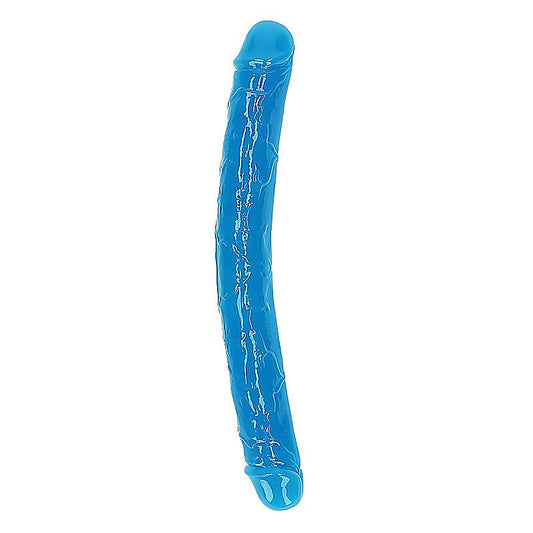 12 Inch Glow in the Dark Neon Double Dong by Shots Toys - Double Ender