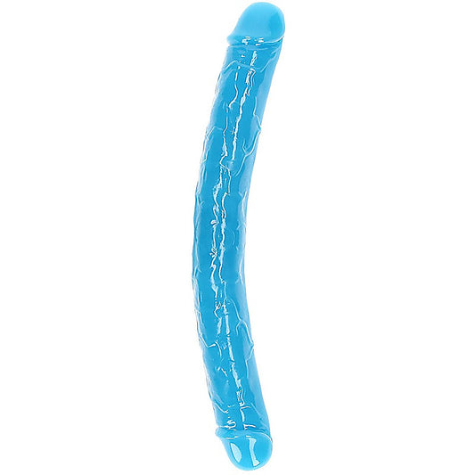 15 Inch Glow in the Dark Neon Double Dong by Shots Toys - Double Ender