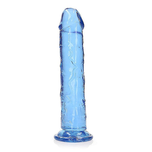 Crystal Clear 9 Inch Straight No Balls Dildo by Shots Toys - Realistic Dildos
