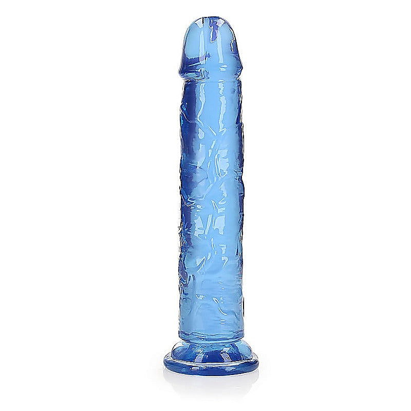 Crystal Clear 9 Inch Straight No Balls Dildo by Shots Toys - Realistic Dildos