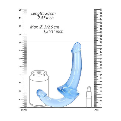 Crystal Clear 6 Inches Strapless Strap On Dildo - Realistic Dildos