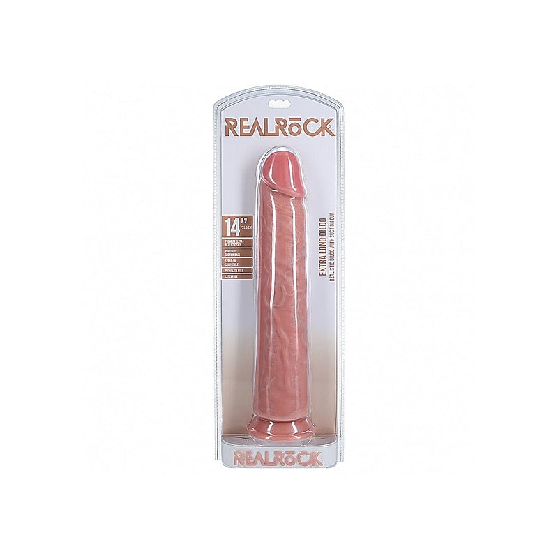 RealRock Extra Large Straight Dildo by Shots Toys - Realistic Dildos