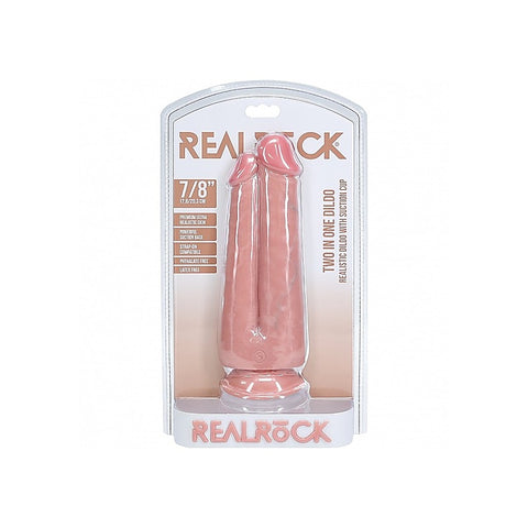 RealRock Ultra Realistic Skin Two in One Dildo by Shots Toys - Realistic Dildos