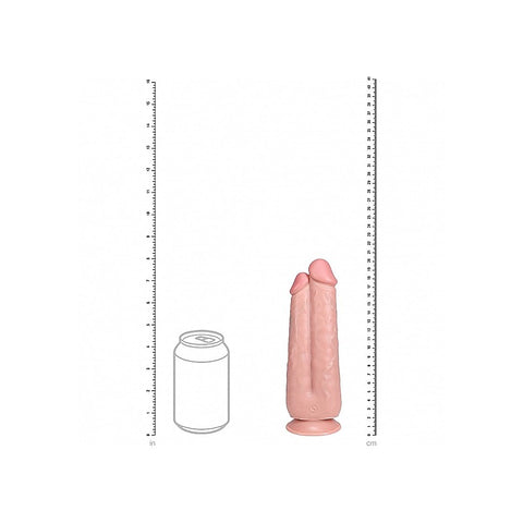 RealRock Ultra Realistic Skin Two in One Dildo by Shots Toys - Realistic Dildos