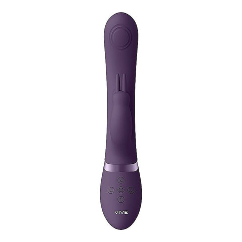 May Rechargeable Silicone Dual Pulse Wave Rabbit Vibe - Rabbit Vibrators