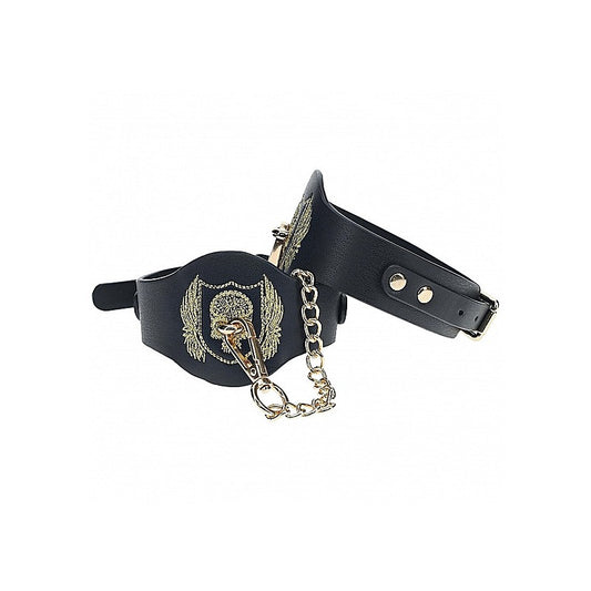 Ouch! London Collection Bondage Leg Cuffs by Shots Toys - Cuffs And Restraints