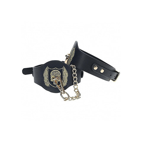 Ouch! London Collection Bondage Leg Cuffs by Shots Toys - Cuffs And Restraints
