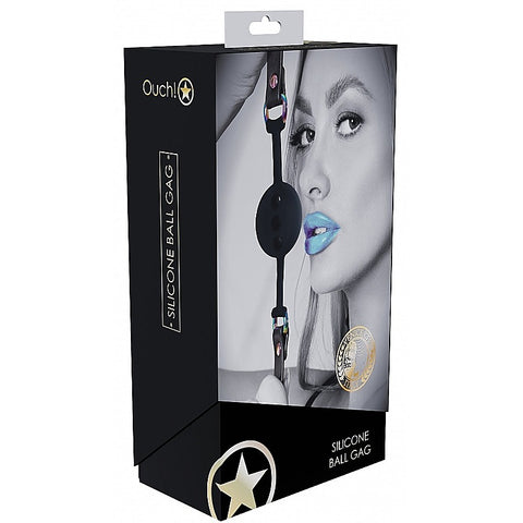 Silicone Bondage Ball Gag by Shots Ouch! - Bondage Gags and Bits