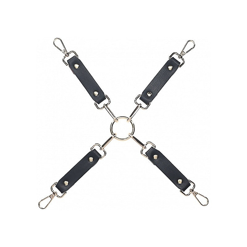 Ouch! Milan Collection Bondage Hogtie Connectors - Cuffs And Restraints