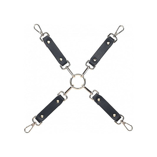 Ouch! Milan Collection Bondage Hogtie Connectors - Cuffs And Restraints