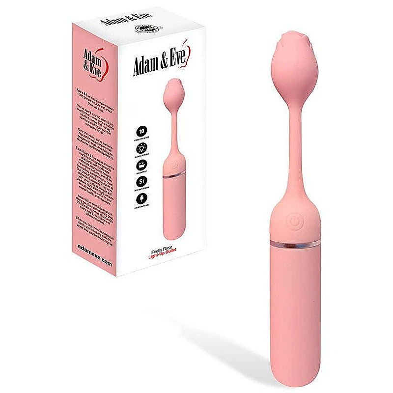 FIREFLY ROSE USB Rechargeable Bullet Vibrator by Adam & Eve - Bullet Vibrators