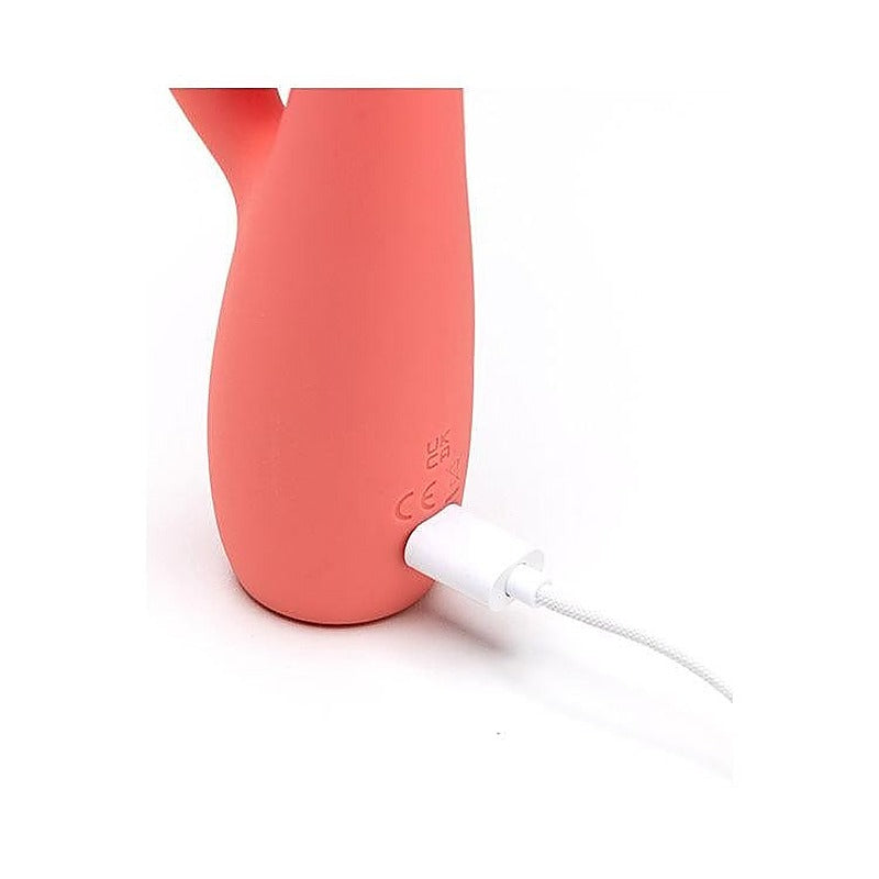 GROOVY GLOW-UPS Curvie Rechargeable Rabbit Vibe - Rabbit Vibrators
