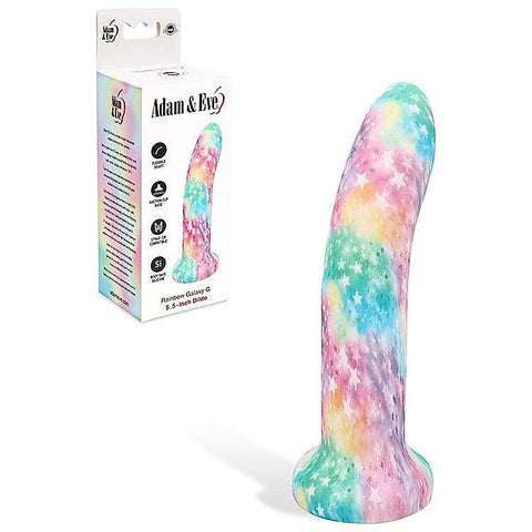 Rainbow Galaxy G Dildo by Adam & Eve Sextoys - Non-Realistic Dildos