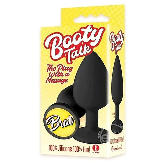 The 9's Booty Talk Brat by Icon Brands - Butt Plugs