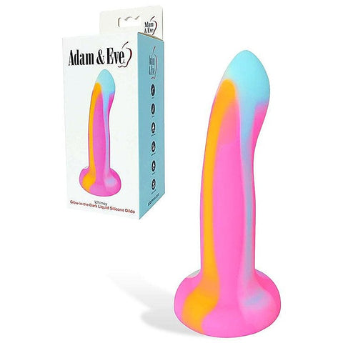 WHIMSY Glow In Dark Silicone Dildo by Adam & Eve - Non-Realistic Dildos