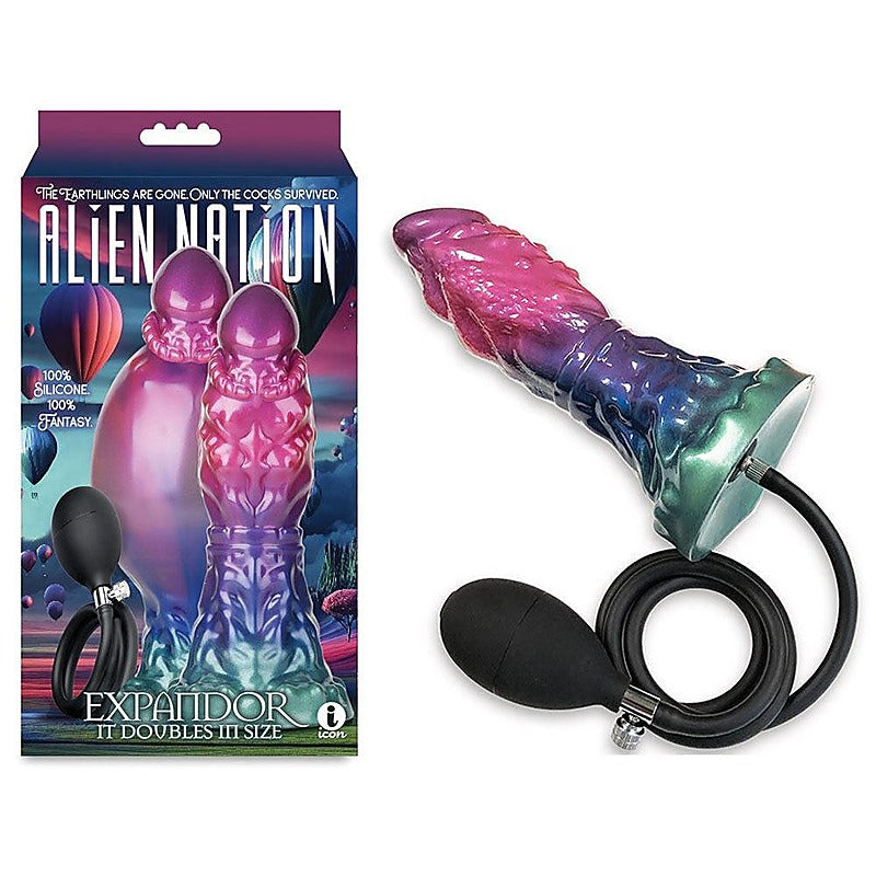 Alien Nation Expandor Coloured Inflatable Dildo - Realistic Dildos