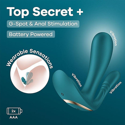 Top Secret + Battery Series Wearable Vibrator by Satisfyer - G-Spot Vibrators