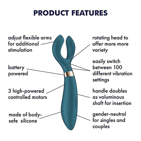 Endless Fun Couples Stimulator by Satisfyer - Clit Ticklers and Pulsators