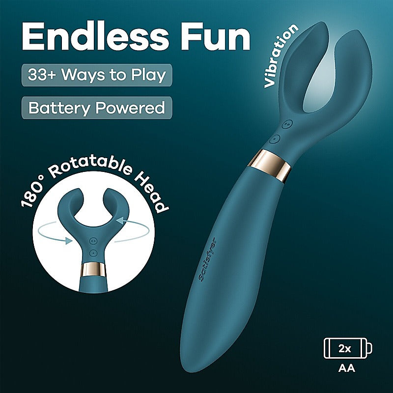 Endless Fun Couples Stimulator by Satisfyer - Clit Ticklers and Pulsators